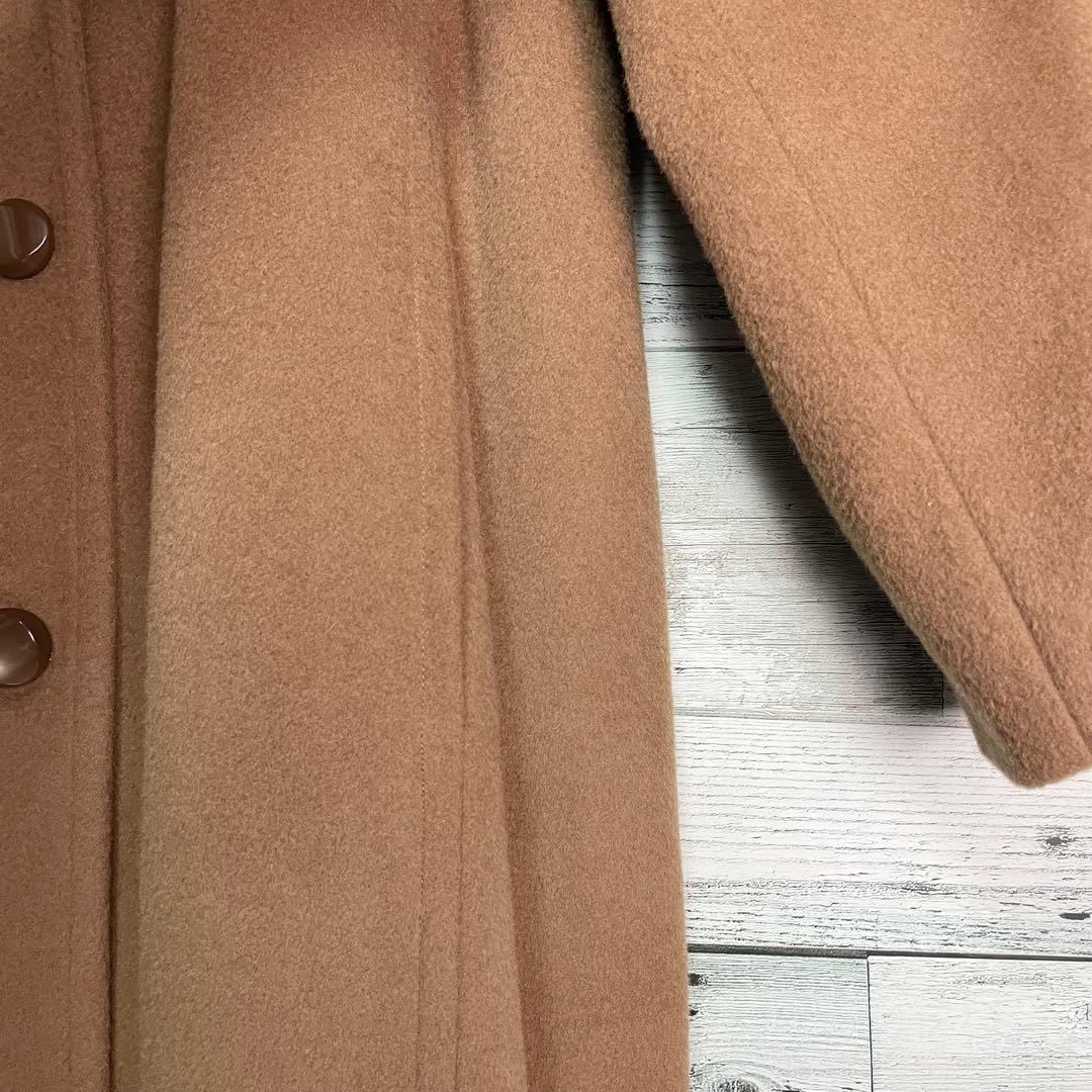☆カシミヤ100%☆ドーメル　ロングチェスターコート　11号　キャメル