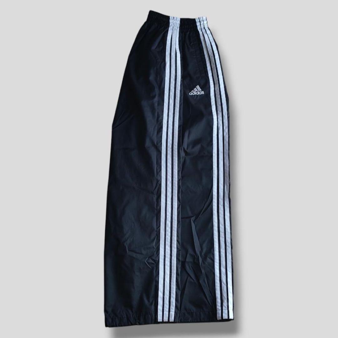 adidas トラックパンツ ナイロンパンツ デサント製 80s 90s Y2K