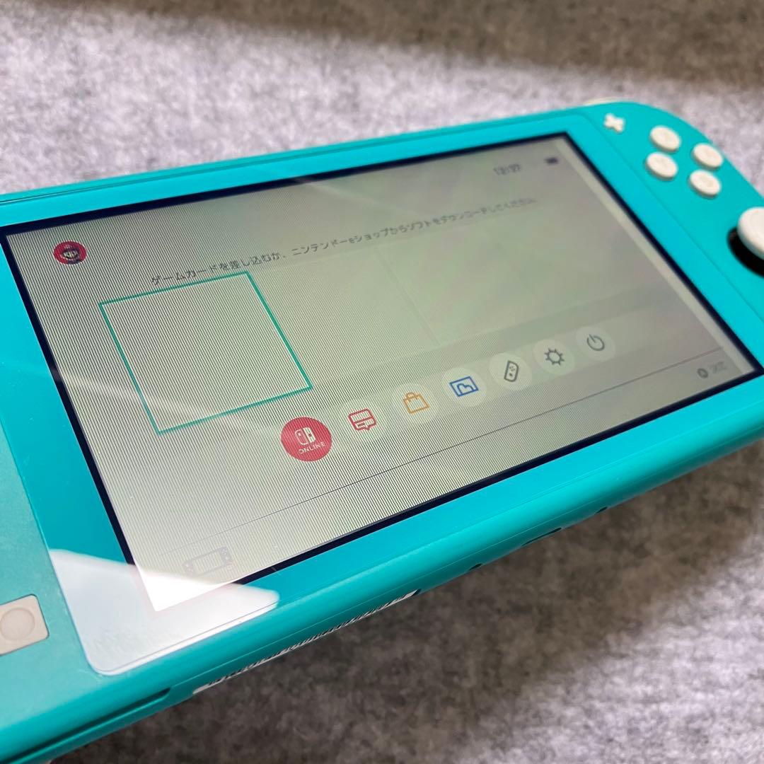 【液晶不具合あり】Nintendo Switch Lite ターコイズ 本体