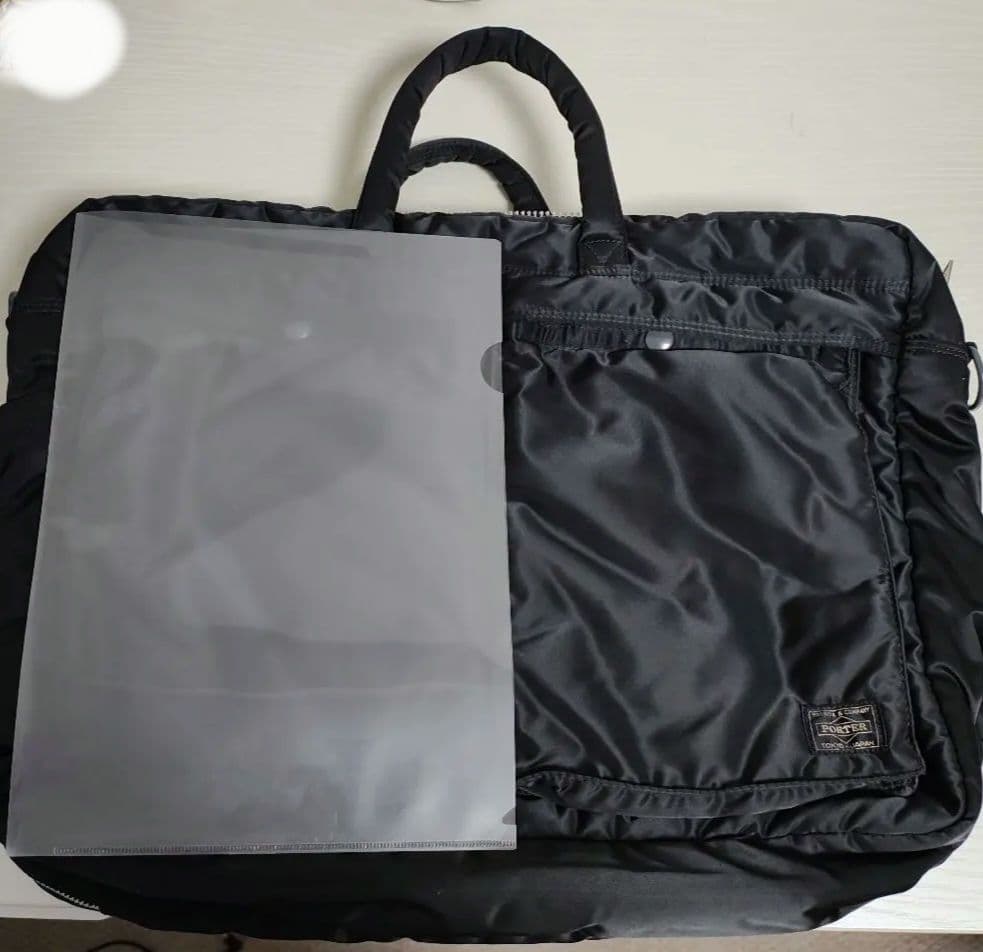 美品PORTER ポーター タンカー 2層式 A3ボストンバッグ ビジネスバッグ