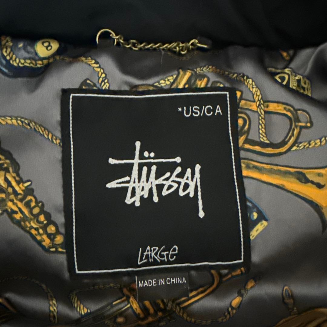 Stussy ダウンベスト 黒