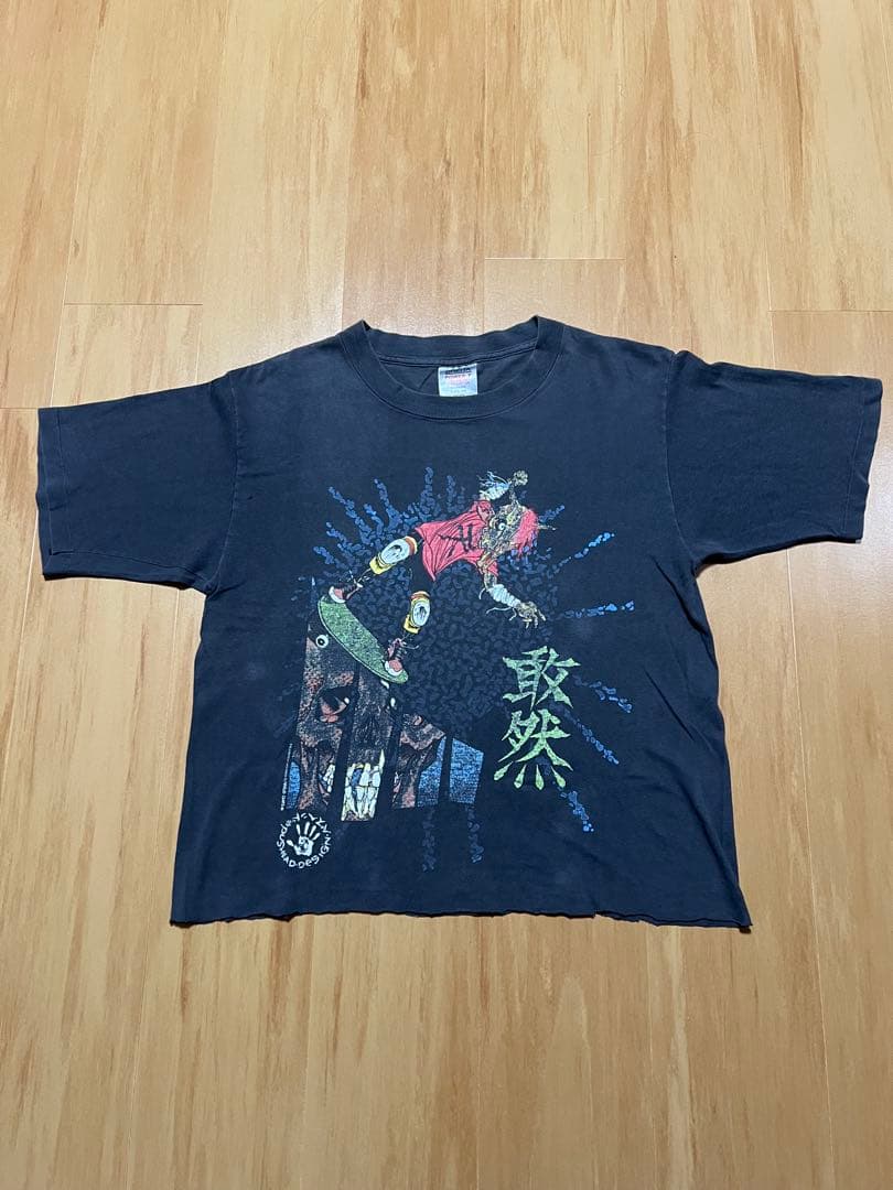 pushead 敢然 80s tシャツ L ブラック