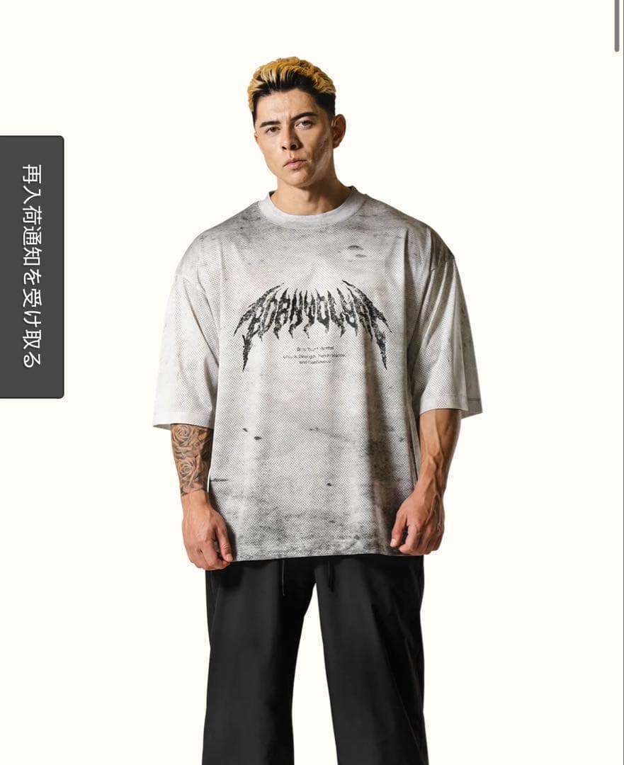 LYFT DEATH L LOGO エクストラビッグTシャツ