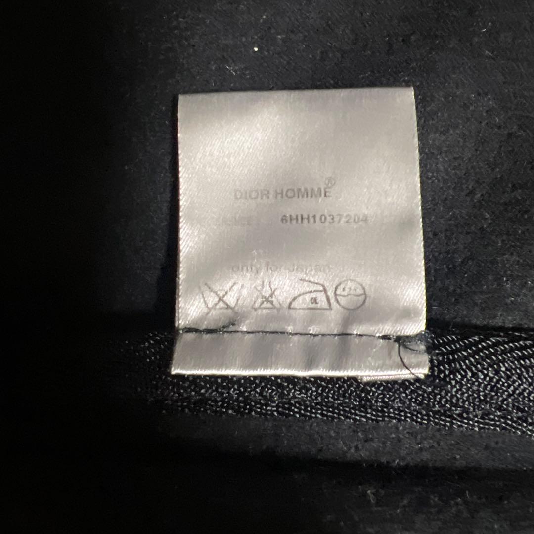 Dior homme フード付きダッフルコート ブラック 44 エディ期
