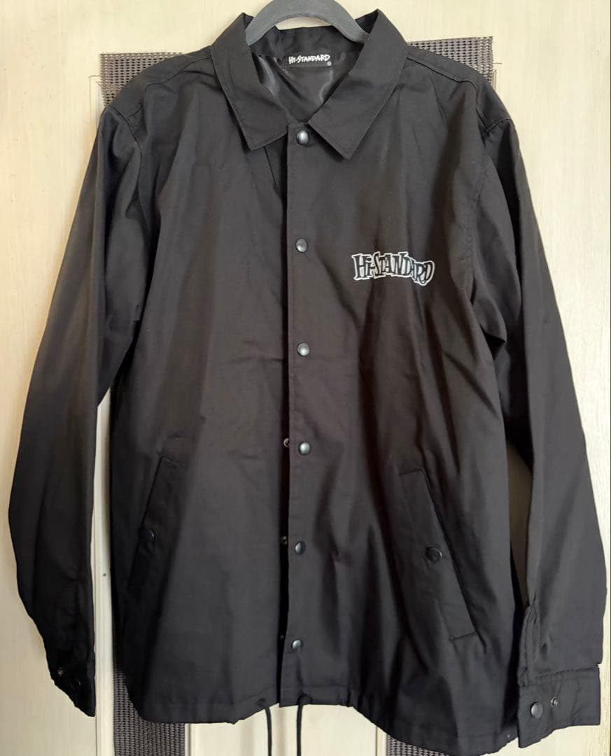 【新品】Hi-STANDARD ロゴ コーチジャケット ブラック L