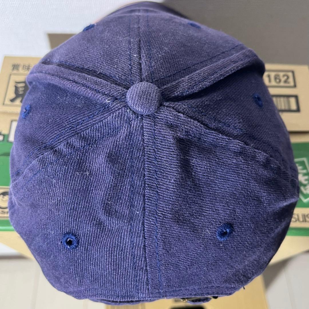 け*ん様 Studio One レゲエ 刺繍ロゴ キャップ フェード ネイビー