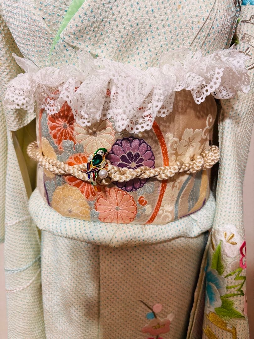 激安‼️限定価格‼️ 花柄刺金繍 全絞りフルセット