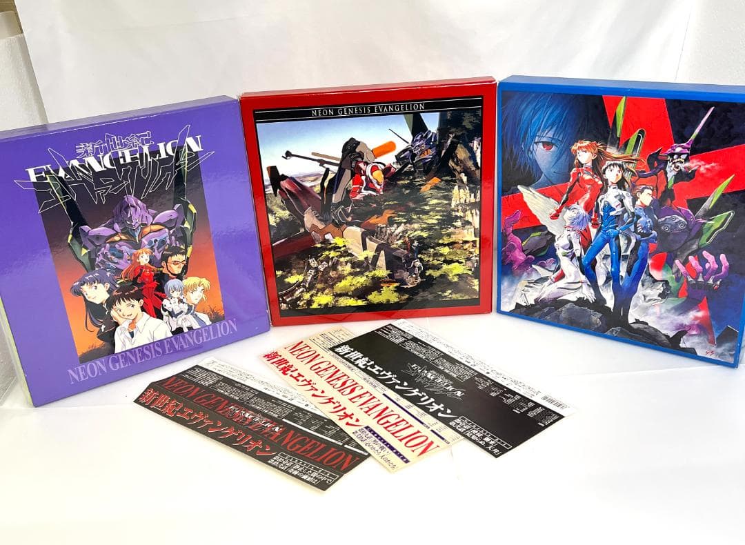 レーザーディスク、新世紀エヴァンゲリオン 3LD-BOX　1~12巻　限定版