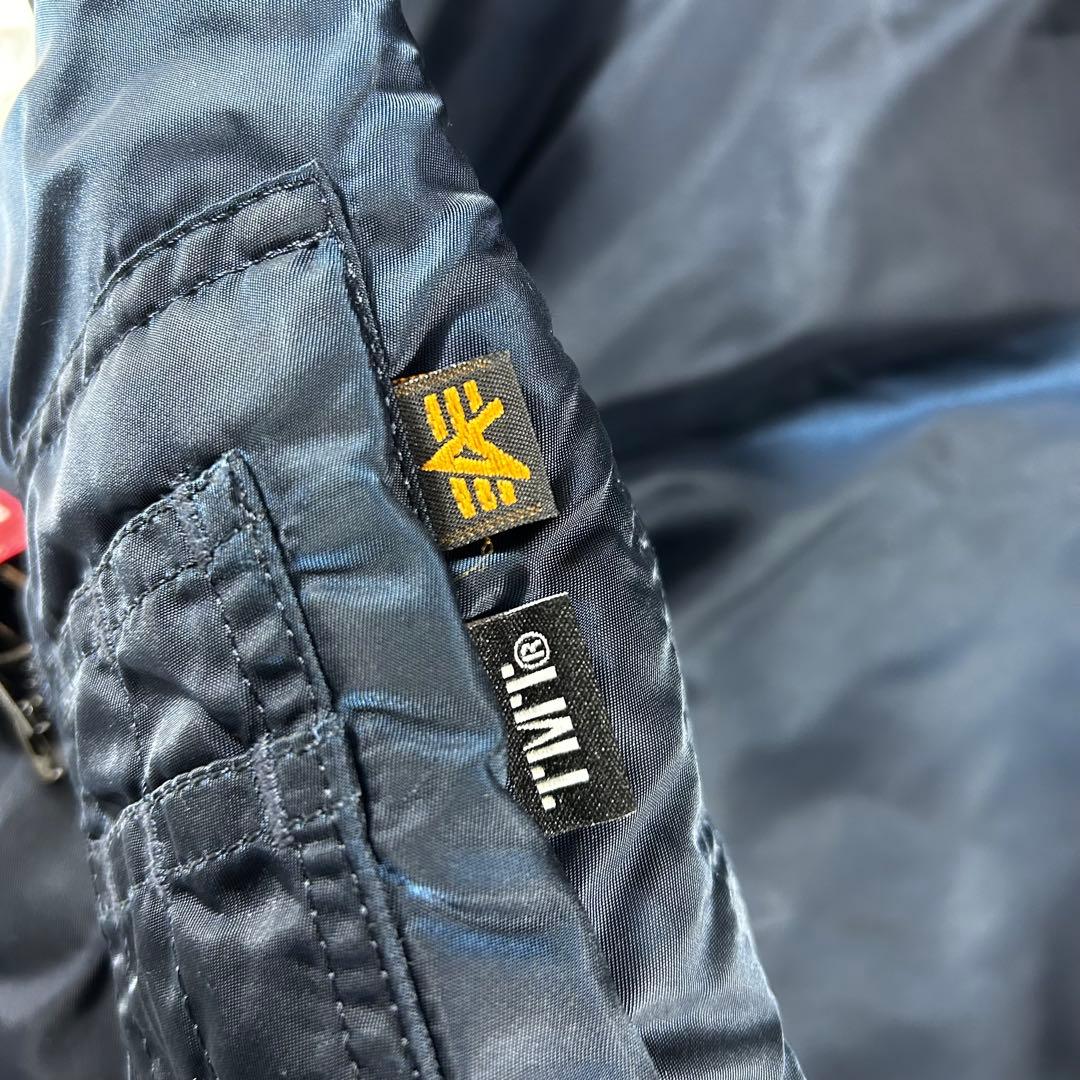 ALPHA INDUSTRIES×TMT 別注　N-3B M ネイビー ファー