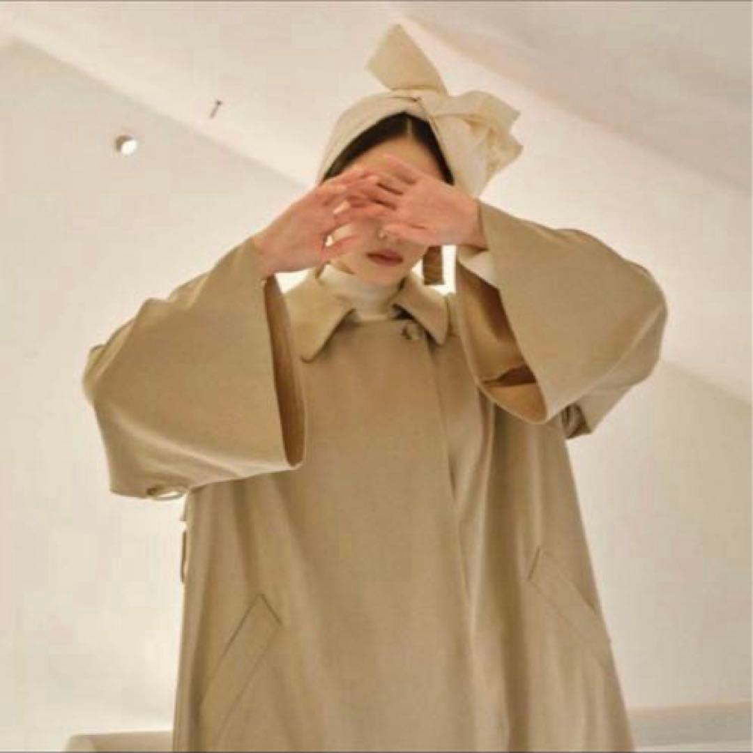 ジャケット・アウター Eaphi mulch way collar long trench coat