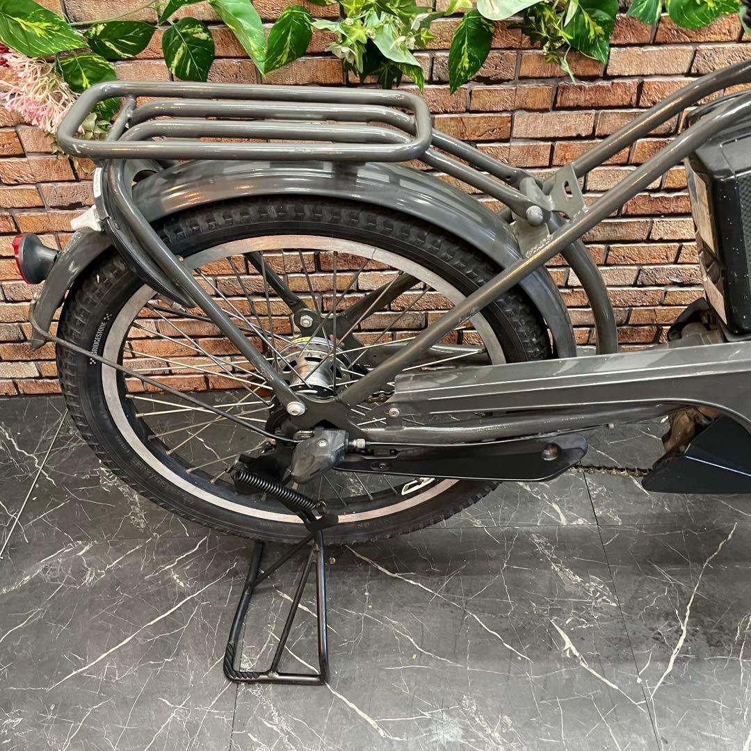 引き取り価格【60】電動自転車 ブリヂストン bikke グレー 20インチ