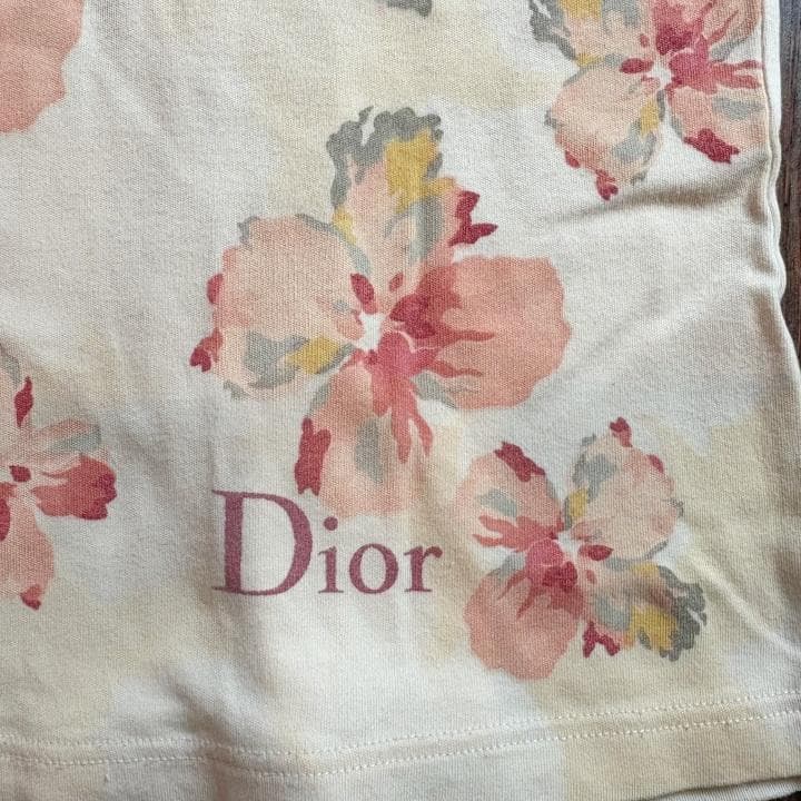 【古着】Christian Dior ガリアーノ期 半袖Tシャツ02 花柄