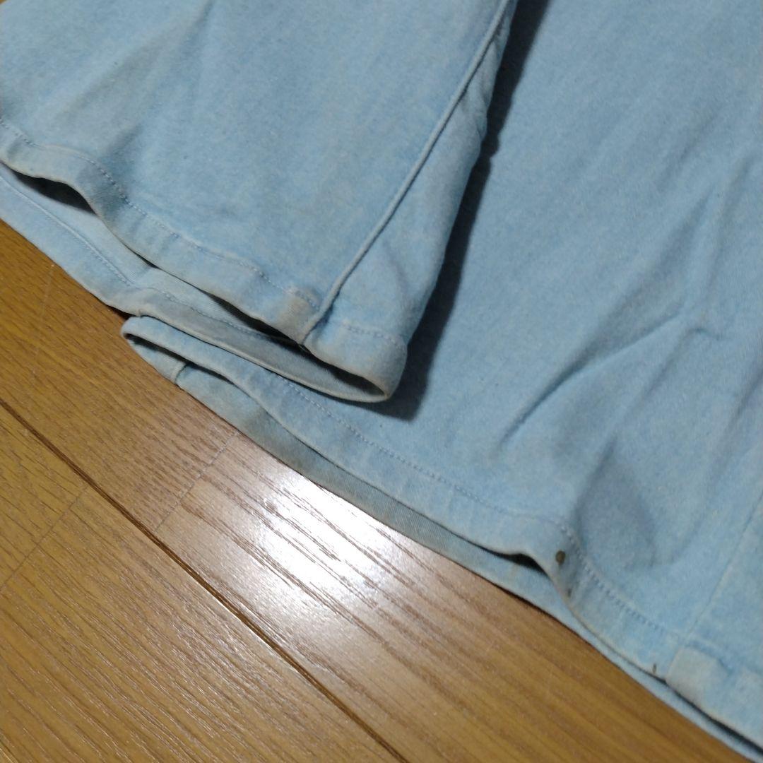 パンタロン　古着　水色　ジーンズ　レディース　W63　 郵宅