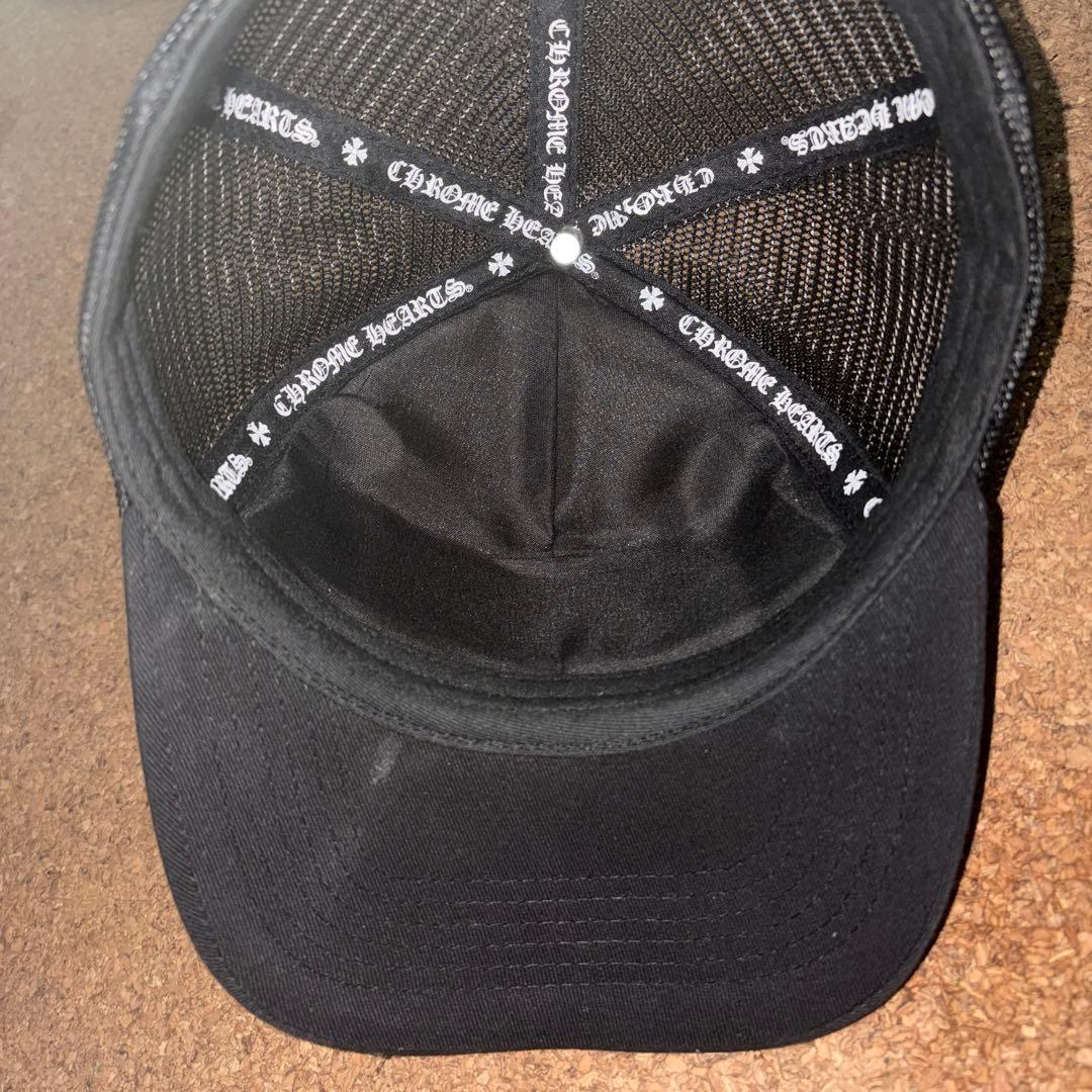 CHROME HEARTS ブラックトラッカーキャップ値下げ！
