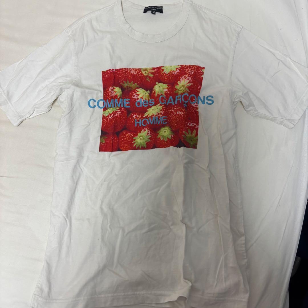 COMME des GARÇONS イチゴ柄 Tシャツ コムデギャルソン