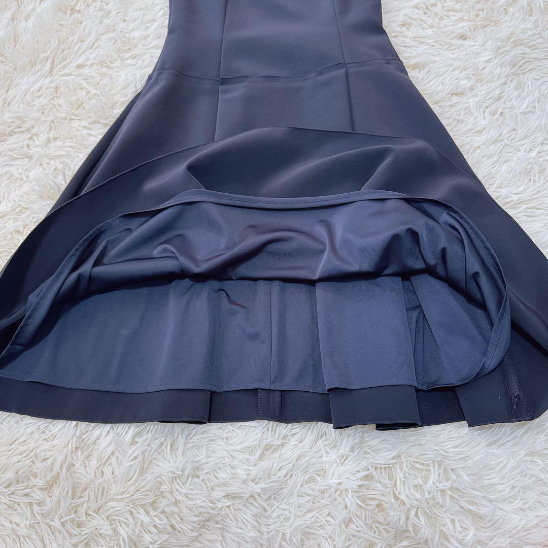 定価6.8万　美品　FOXEY　ノースリーブワンピース　ネイビー　36
