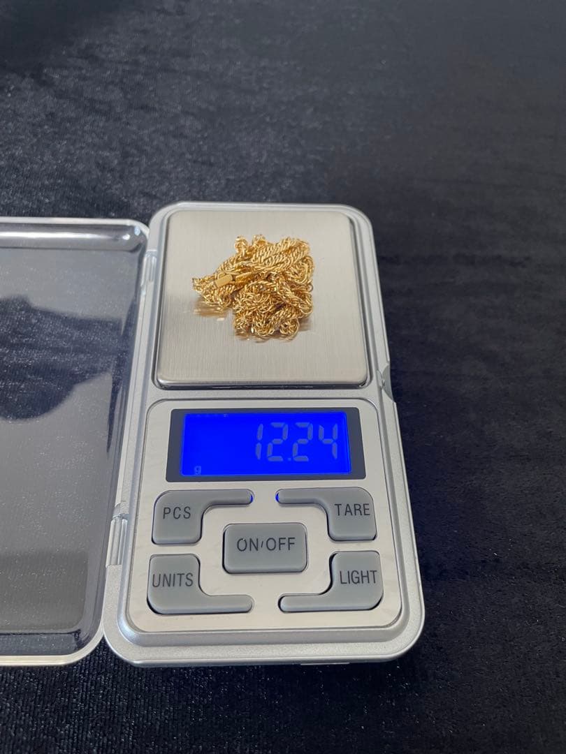 K18 喜平ネックレス 12面トリプル 50cm 12.2g 刻印有