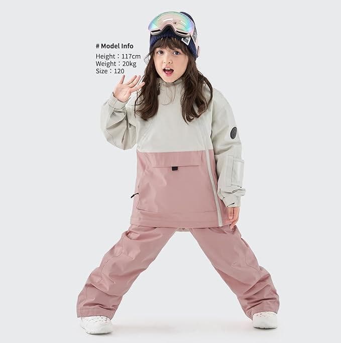 [アクレイス] スキーウェア キッズ 上下 セット 子供 スノボ ウェア 140