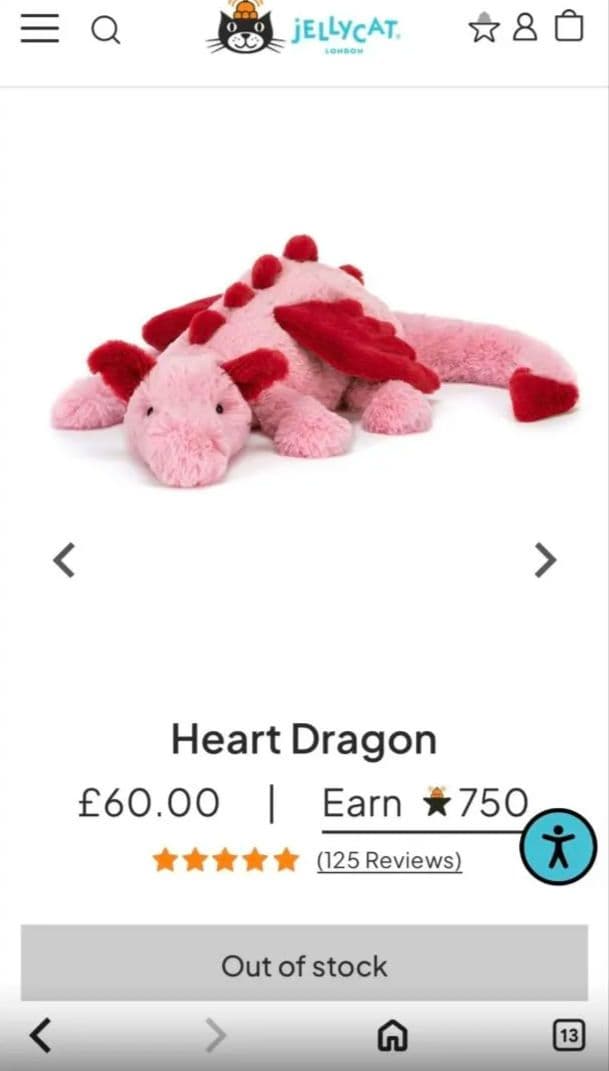 新品  Heart Dragon 赤×ピンク バレンタイン限定