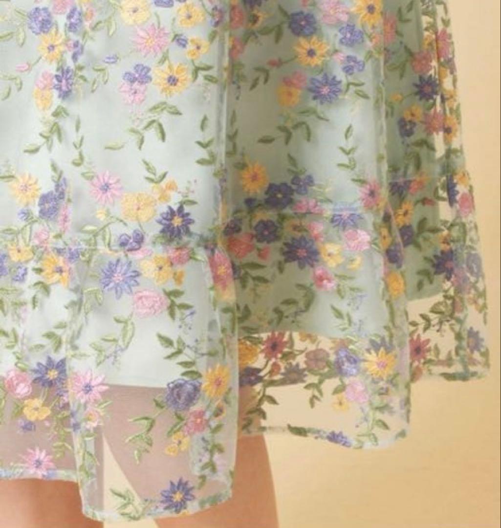 美品❗️ローズティアラワンピー 42