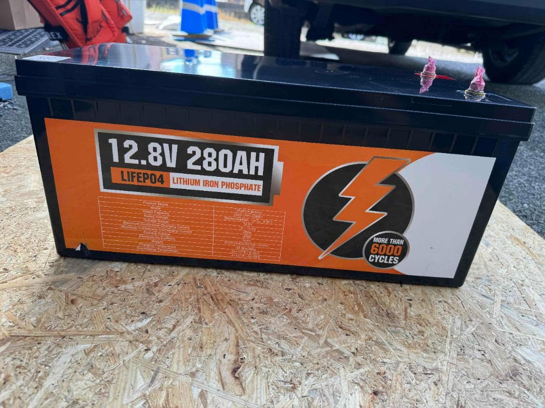 アクセサリー ECO-WORTHY LiFePO4 12.8V 280AH 3584Wh