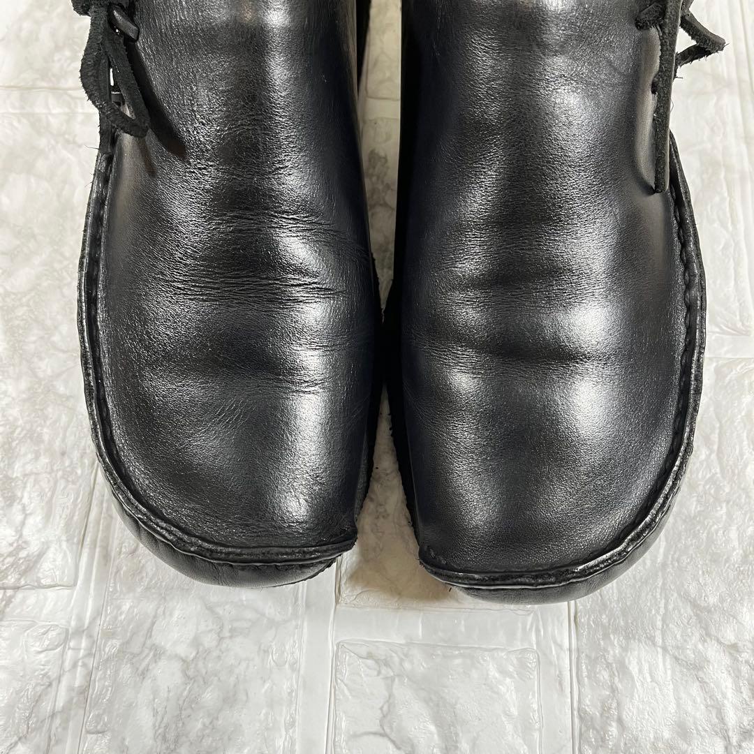 【廃盤】【美品】Clarks LUGGER BLK SMOOTH LEATHER