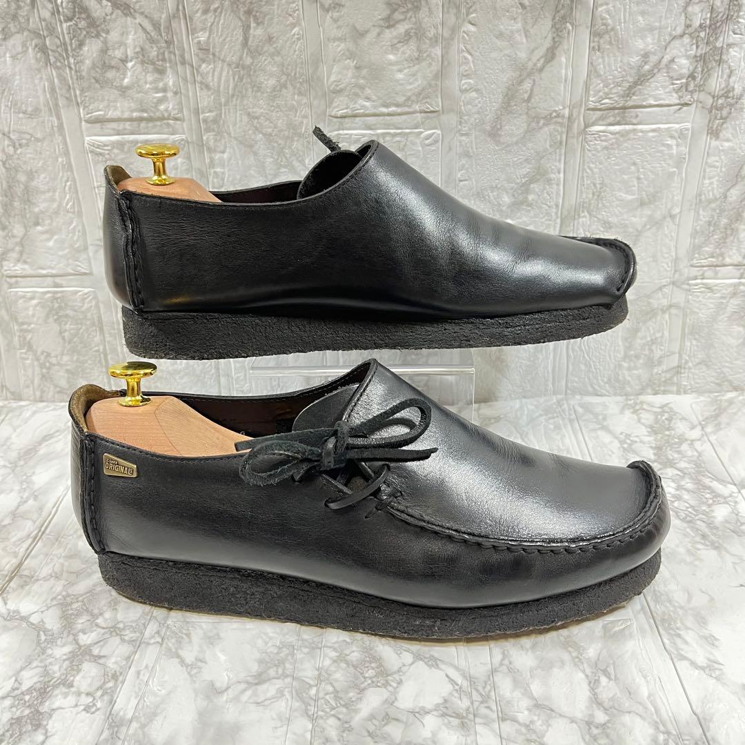【廃盤】【美品】Clarks LUGGER BLK SMOOTH LEATHER