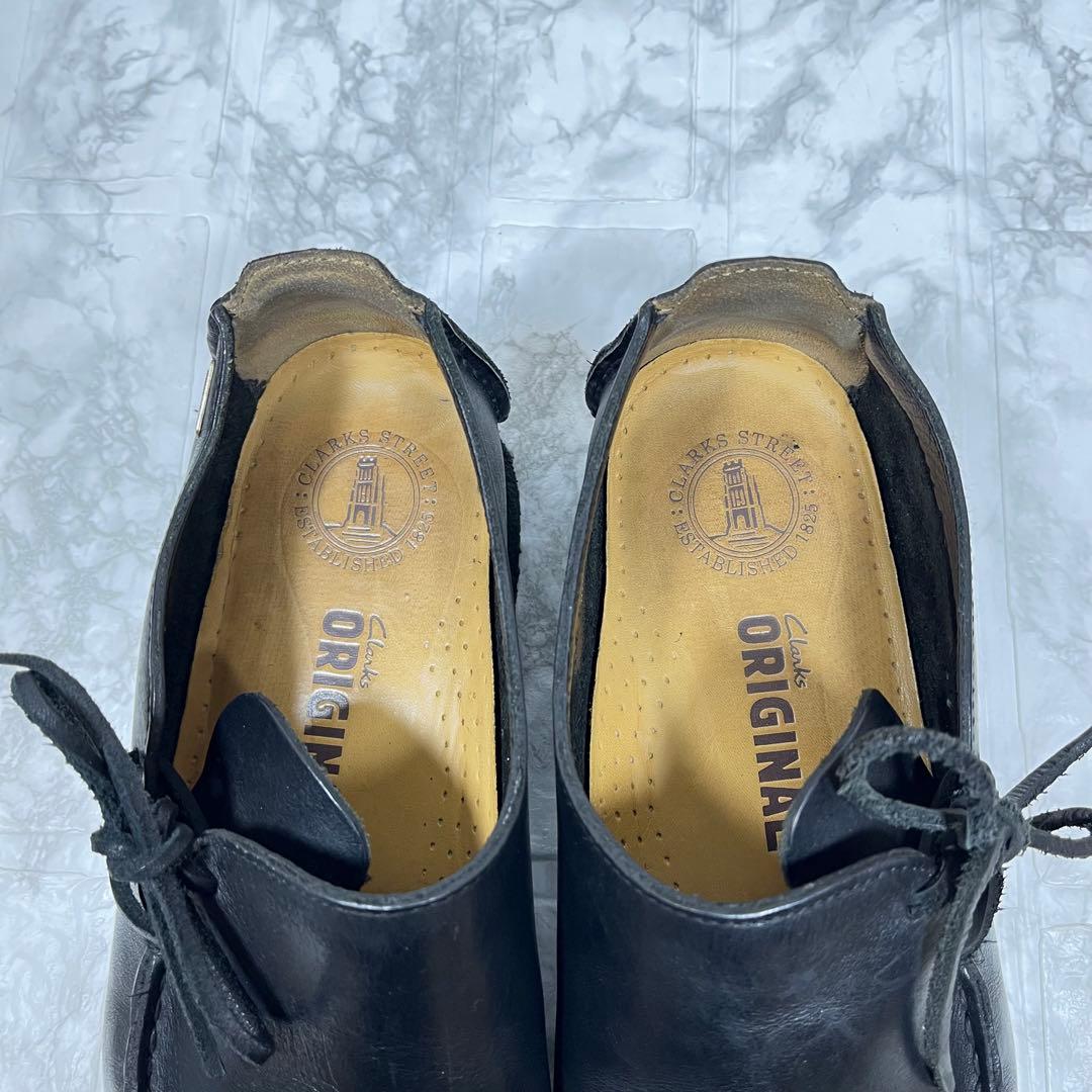 【廃盤】【美品】Clarks LUGGER BLK SMOOTH LEATHER