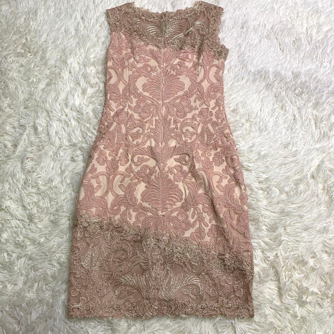 Tadashi Shoji 　花柄刺繍　レース　ドレス　ワンピース