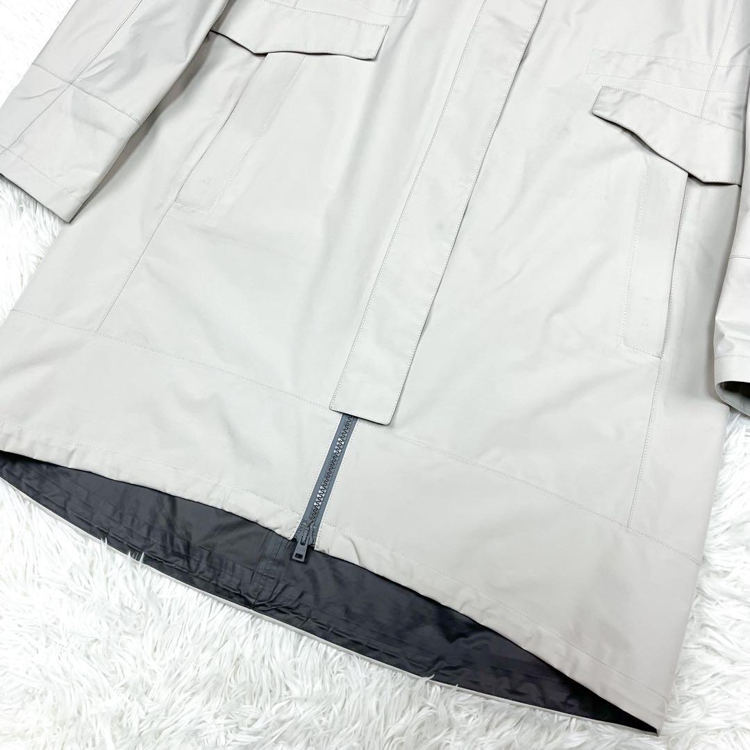 希少 ヘルノ ラミナー ステンカラーコート フード着脱可 ゴアテックス 2XL