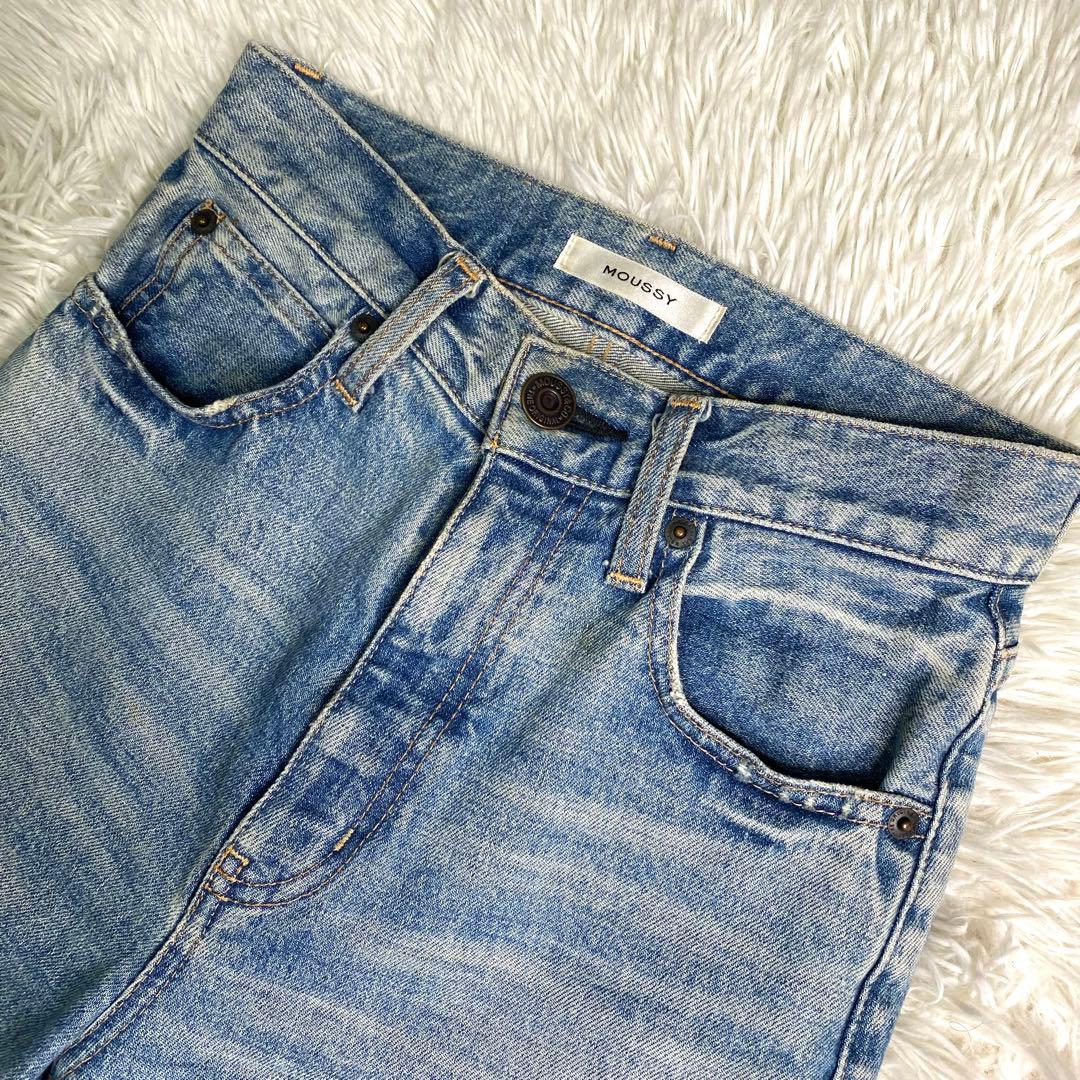 良品✨Moussy デニム フレア MVS 赤耳 010FSA12 ストレッチ