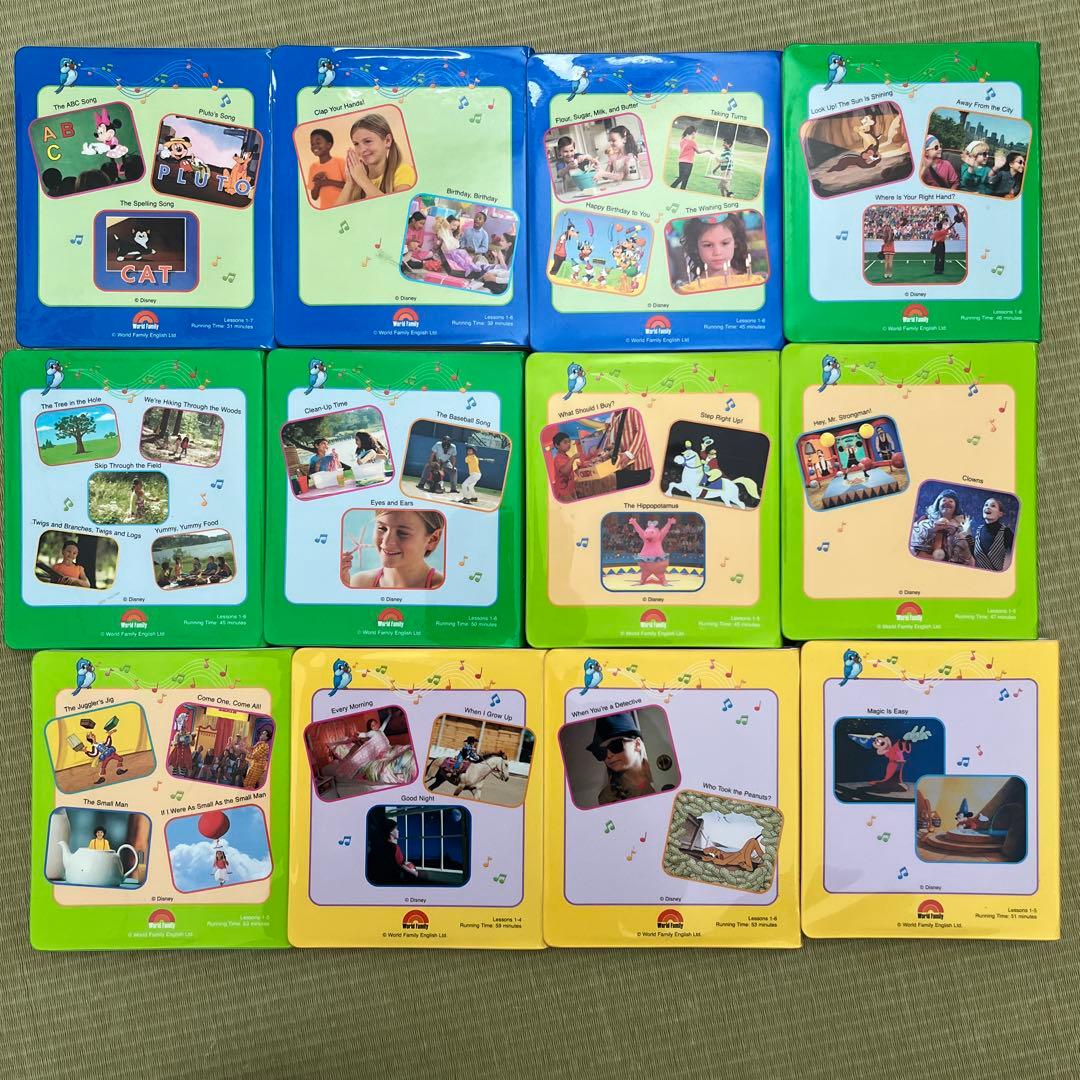 Disney's World of English 1-12 DVDセット