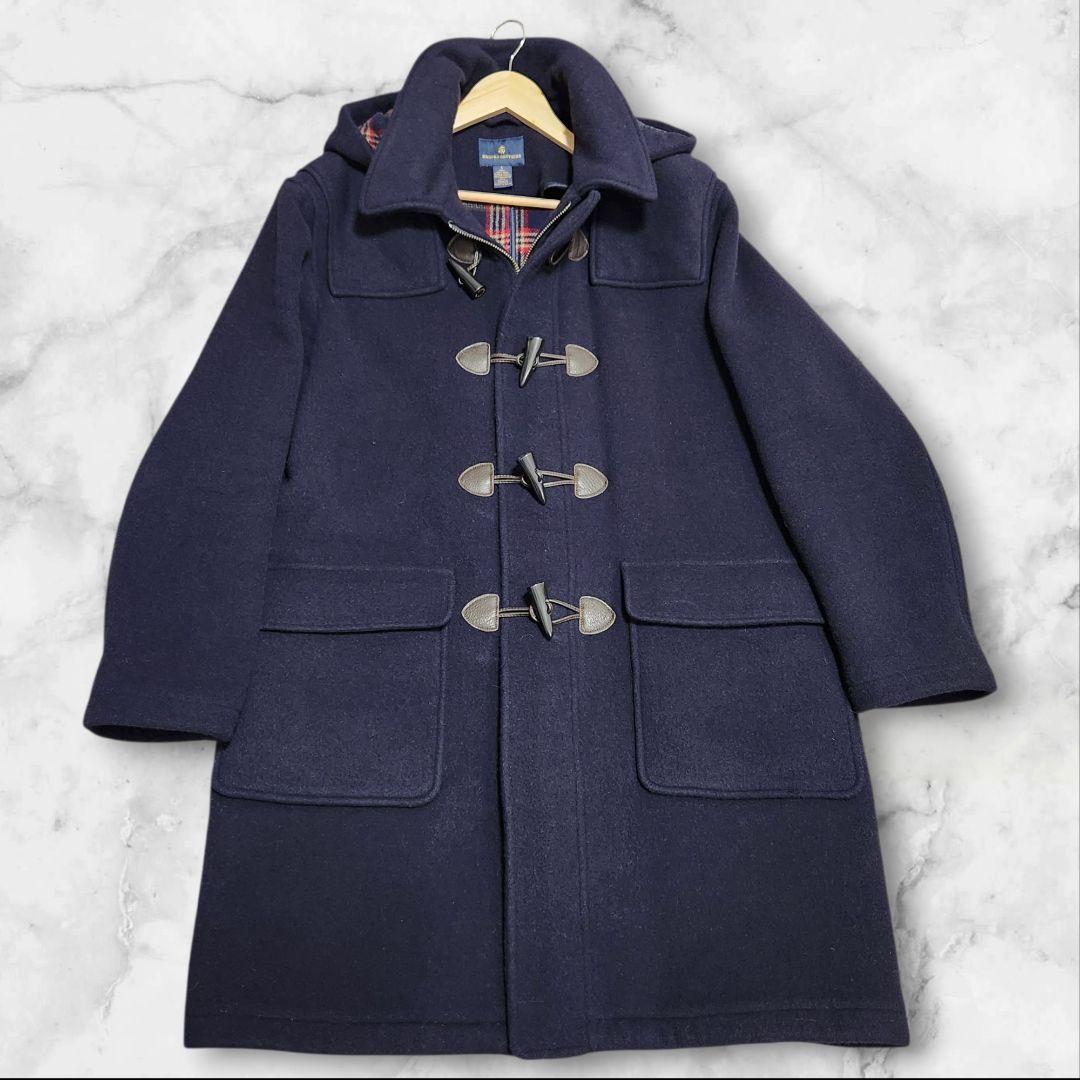 Brooks Brothers ネイビー ダッフルコート Lサイズ ウール