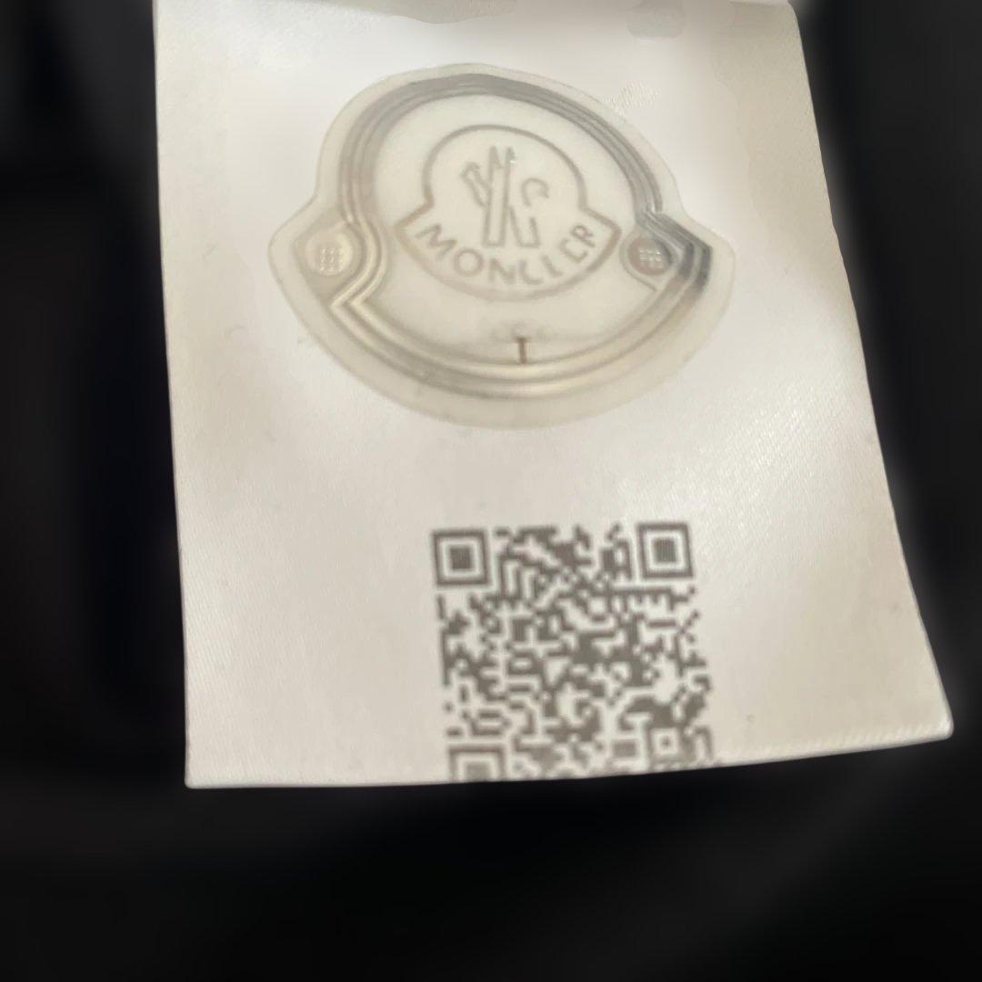メンズ MONCLER ロゴプリント 半袖 Tシャツ 黒 トルコ製 Mサイズ