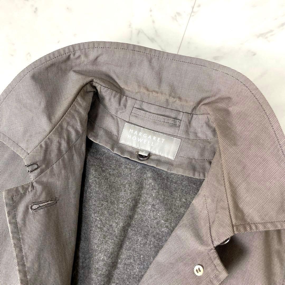 専用【美品】マーガレットハウエル ウールライナー ステンカラーコート 茶 M