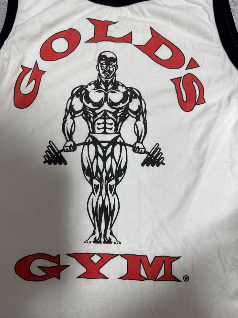 GOLD'S GYM ゴールドジム　タンクトップ ホワイト　M