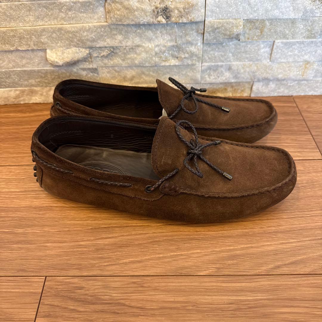 トッズ　TOD’S ドライビングシューズ　茶　スリッポン