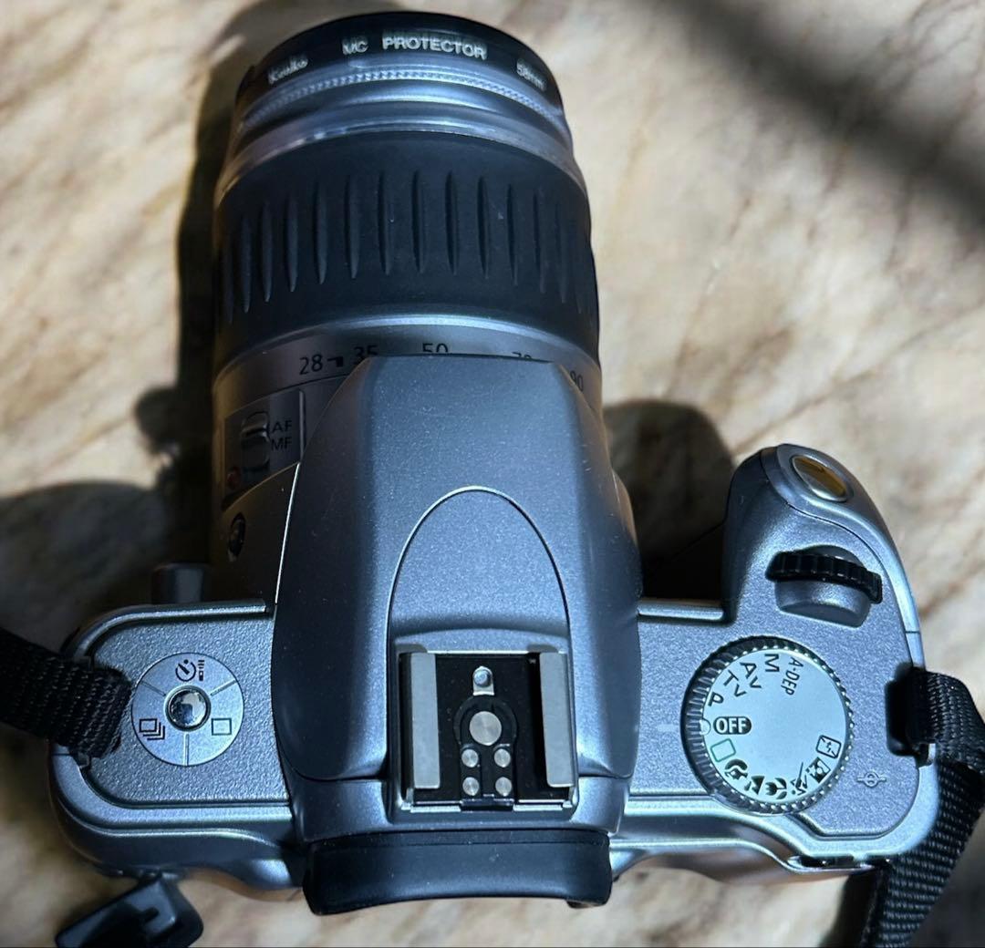 【動作確認済み】Canon EOS Kiss5 一眼レフカメラ　フィルム、電池付