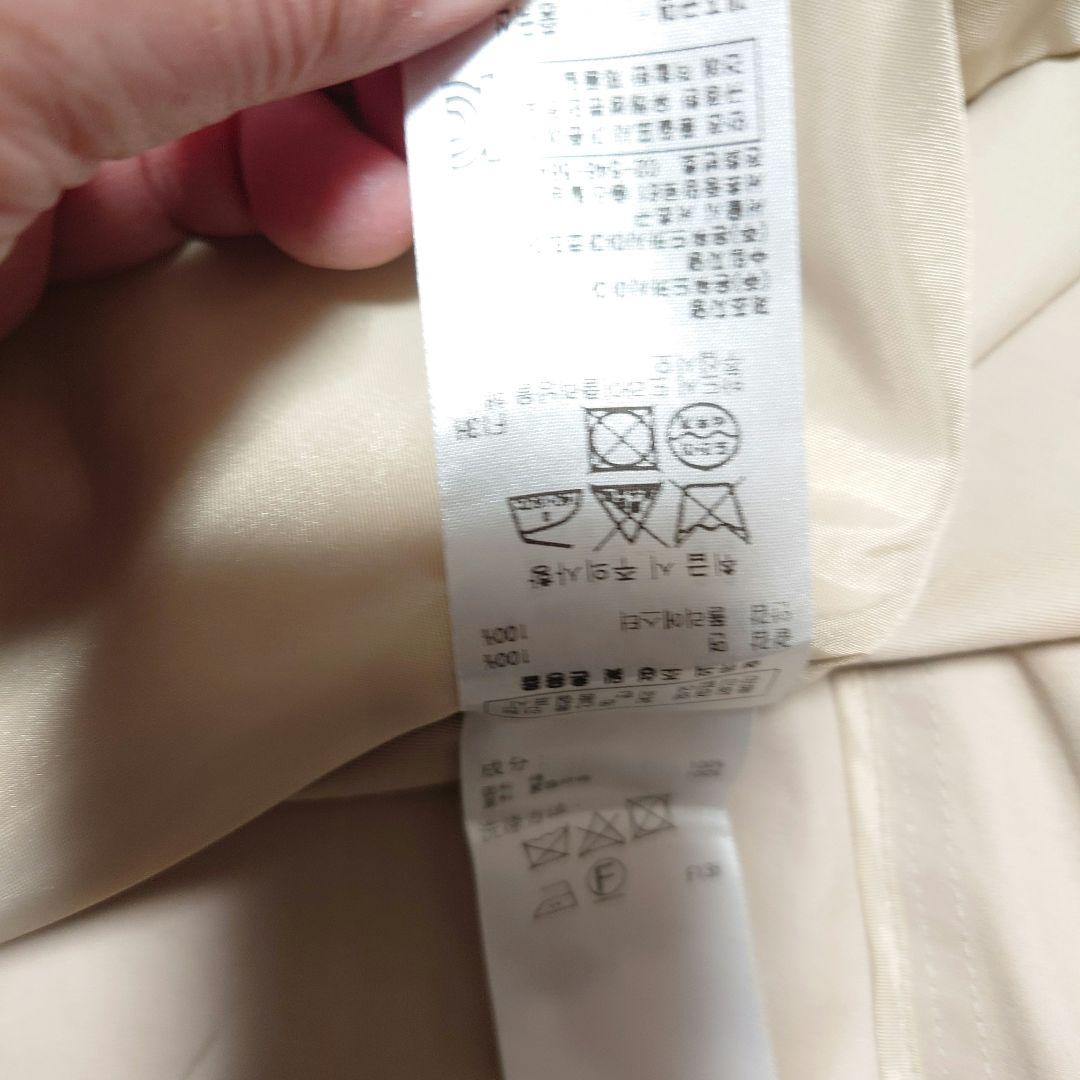 【23区】 トレンチコート　 ベルト付　ライト ベージュ　 44 サイズ