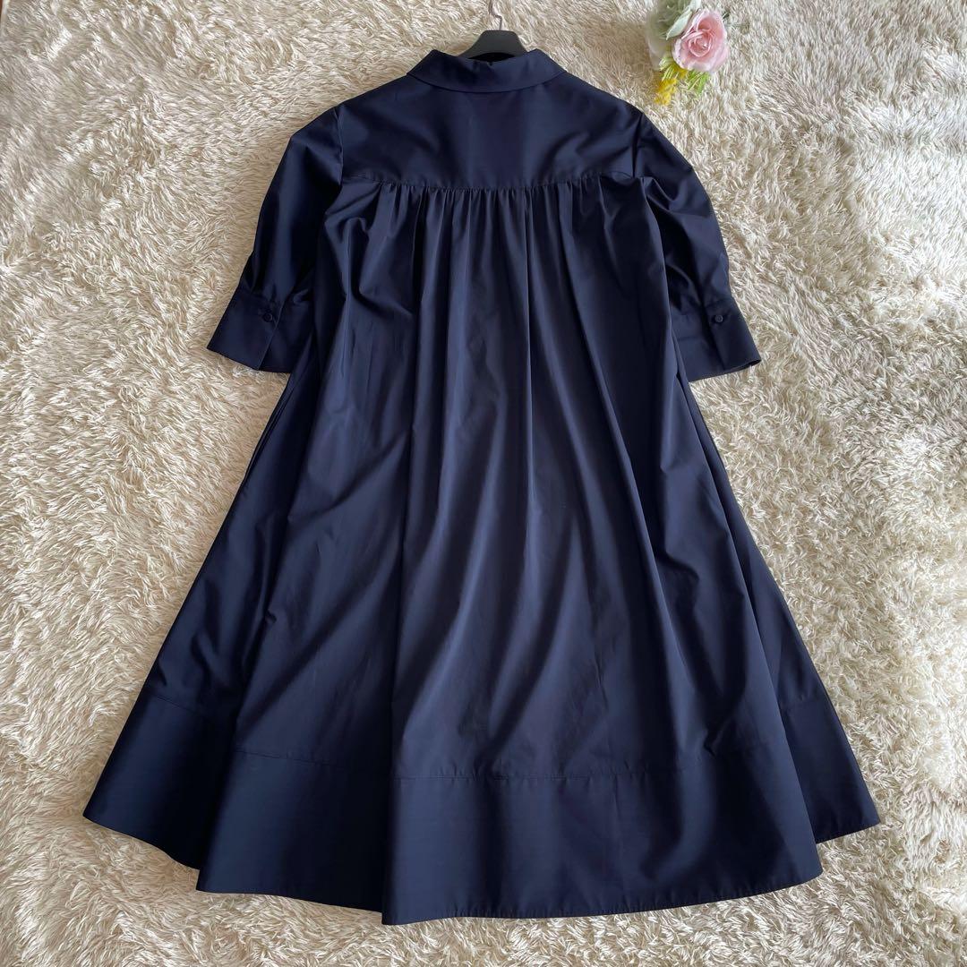 完売品✨ FOXEY NEW YORK ワンピース アイリーン 洗える ネイビー
