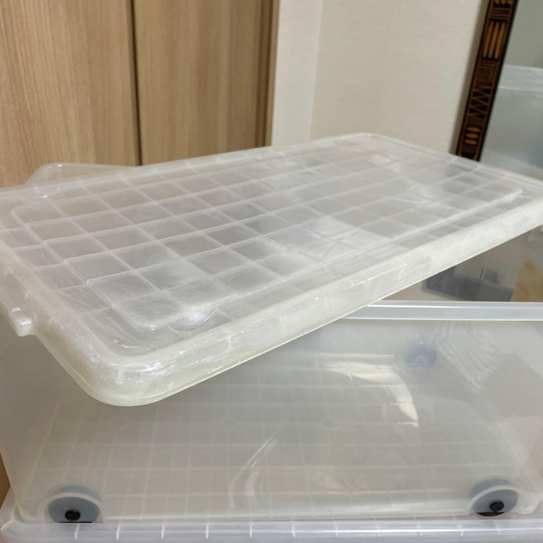 【4個】天馬 TENMA 衣装ケース INLOCK クリアケース 収納ボックス