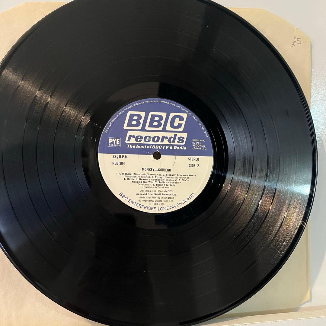 西遊記 - BBC放送版 サントラ レコード 希少 イギリス盤