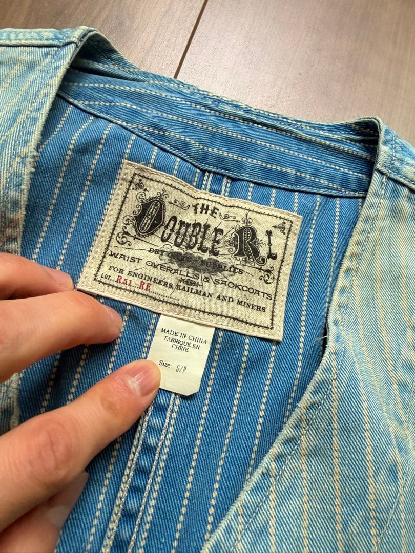 RRL ウォバッシュ　デニムベスト