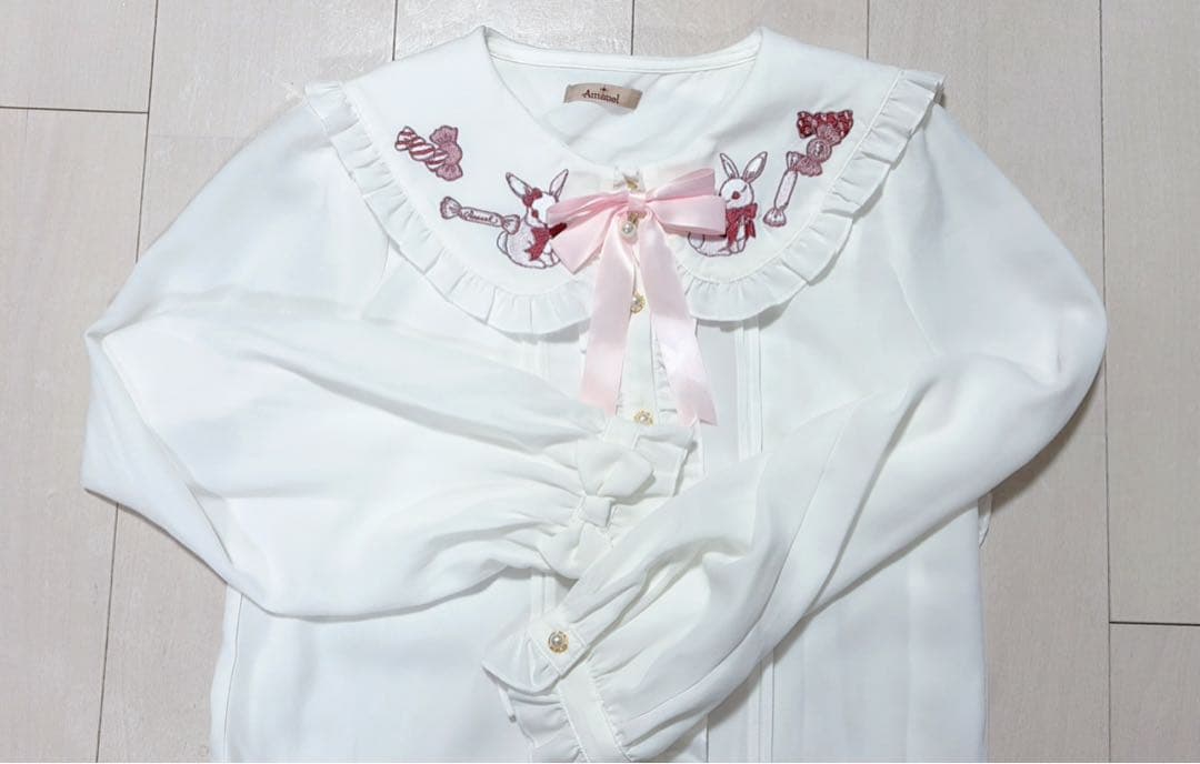 Amavel うさぎワンピース セット ピンク