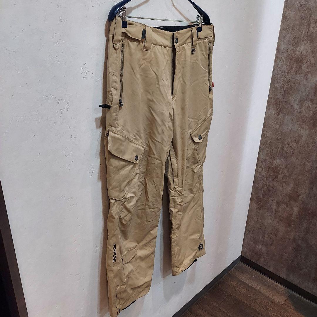 Sessions スノーボードパンツ ベージュ　セッションズ　スノボー