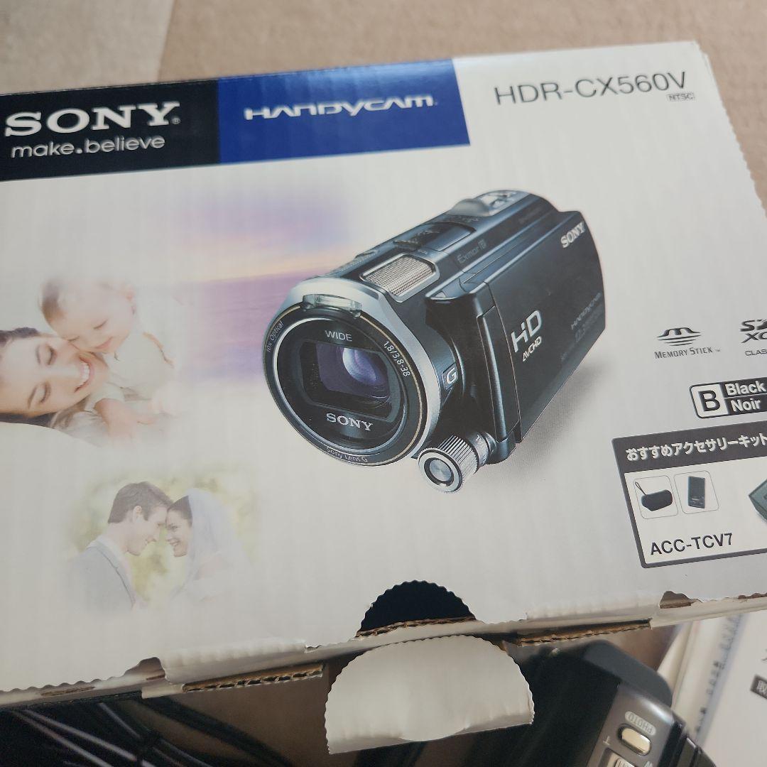 SONY HDR-CX560V ビデオカメラ　収納ケース付き　付属品