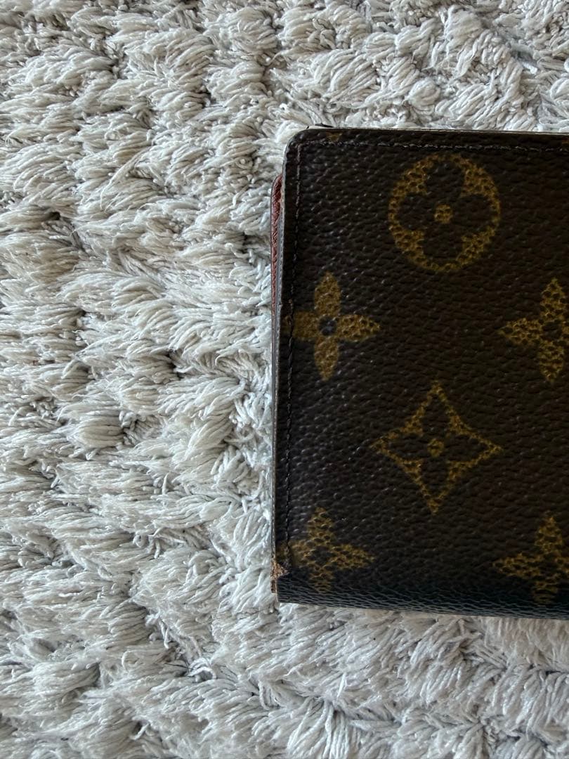 マ*ロ様 【ベタなし】Louis Vuitton モノグラム 二つ折り財布 ヴィ
