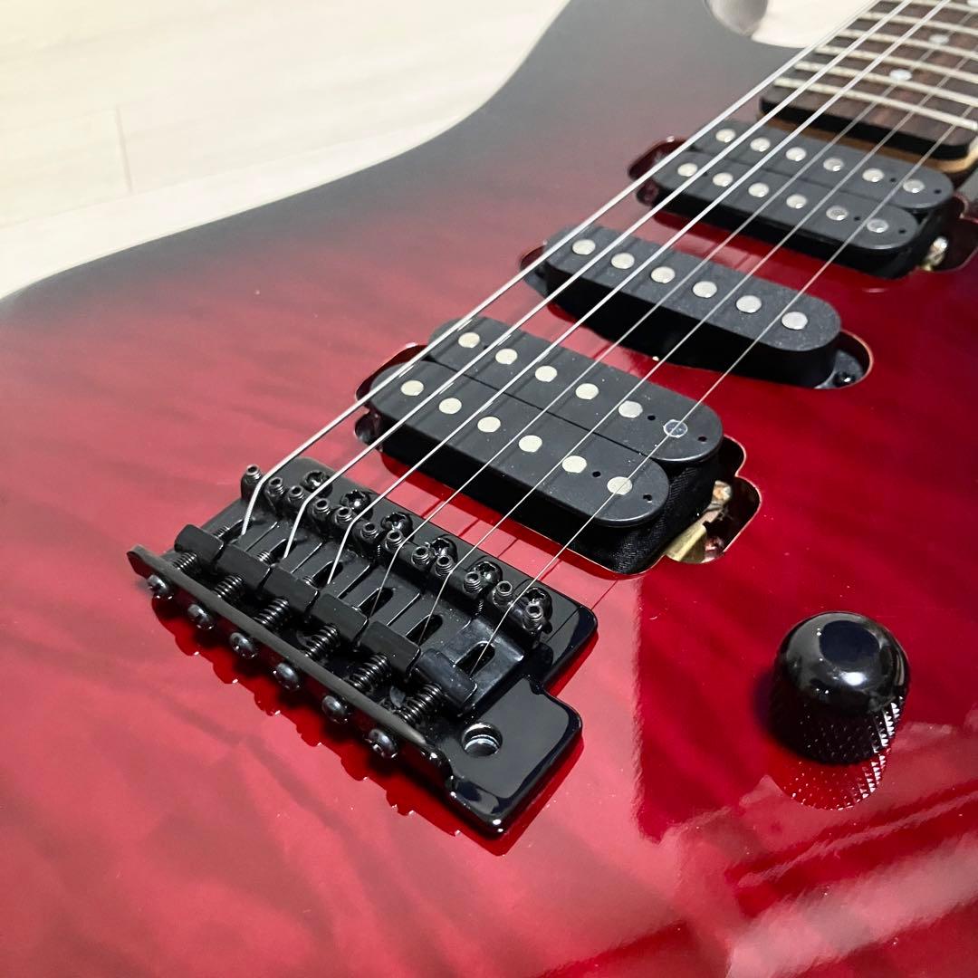 【美品】弦新品/YAMAHA RGX221DH ヤマハエレキギター バック付
