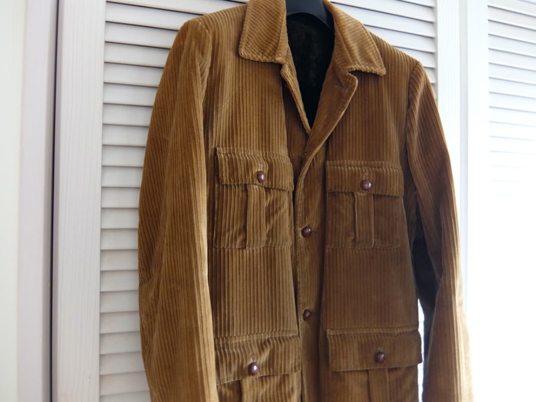70'sヴィンテージSilton太畝コーデュロイランチジャケット アメリカ古着