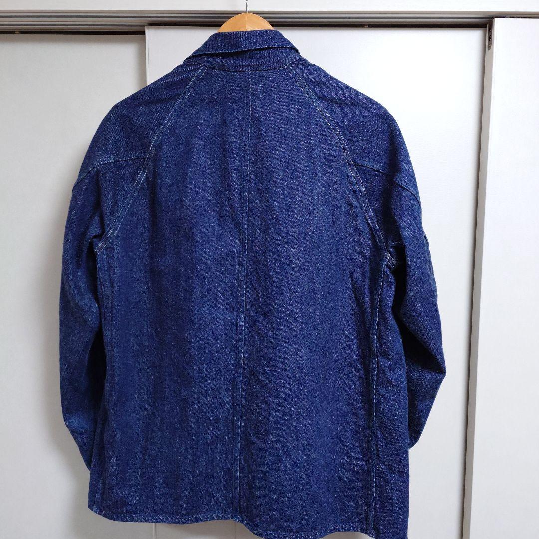 COMOLI 21SS　デニムワークジャケット カバーオール 1 ネイビー